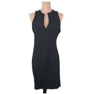 James Perse Sleeveless Tank Dress Black Size 3 = Large